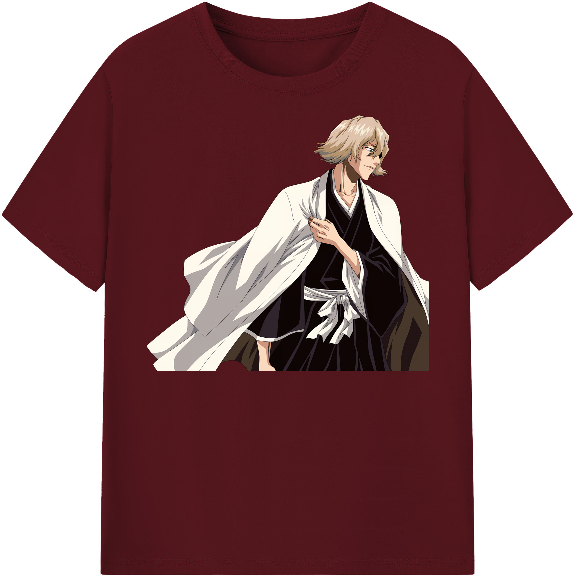 （画像用） "ブリーチ 浦原 喜助（うらはら きすけ） BLEACH Urahara Kisuke " 綿100％半袖Tシャツ（フロントプリント）